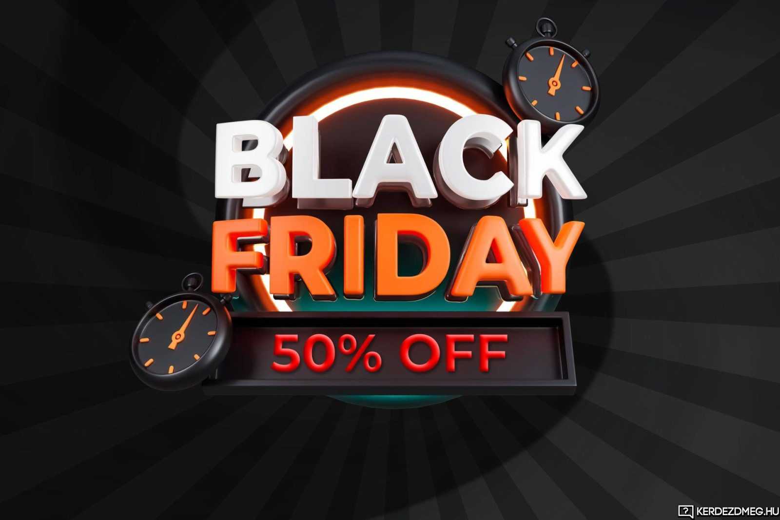 Black Friday akció plakát